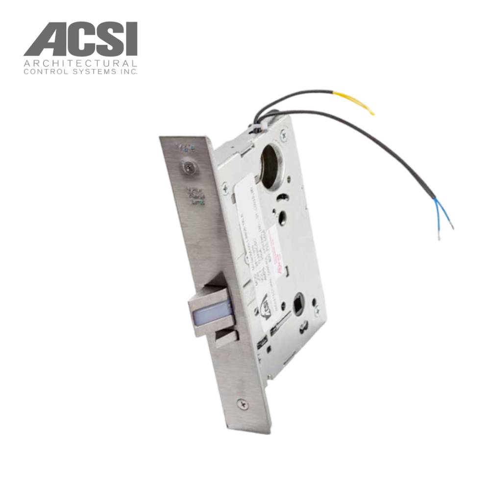 ACSI - M1520M-AE-1-8808 - Entry Mortise Lever Lock - Fail Secure with Motor Controlled - Authorized Egress - Less Cylinder and Yale 8800 Series Office