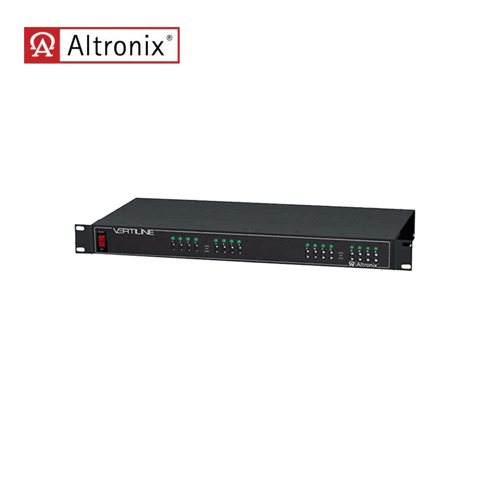 Altronix - VERTILINE166CD - AC CCTV Rack Mount Power Supply - 16 PTC Protected Outputs 24 or 28VAC at 14A Max