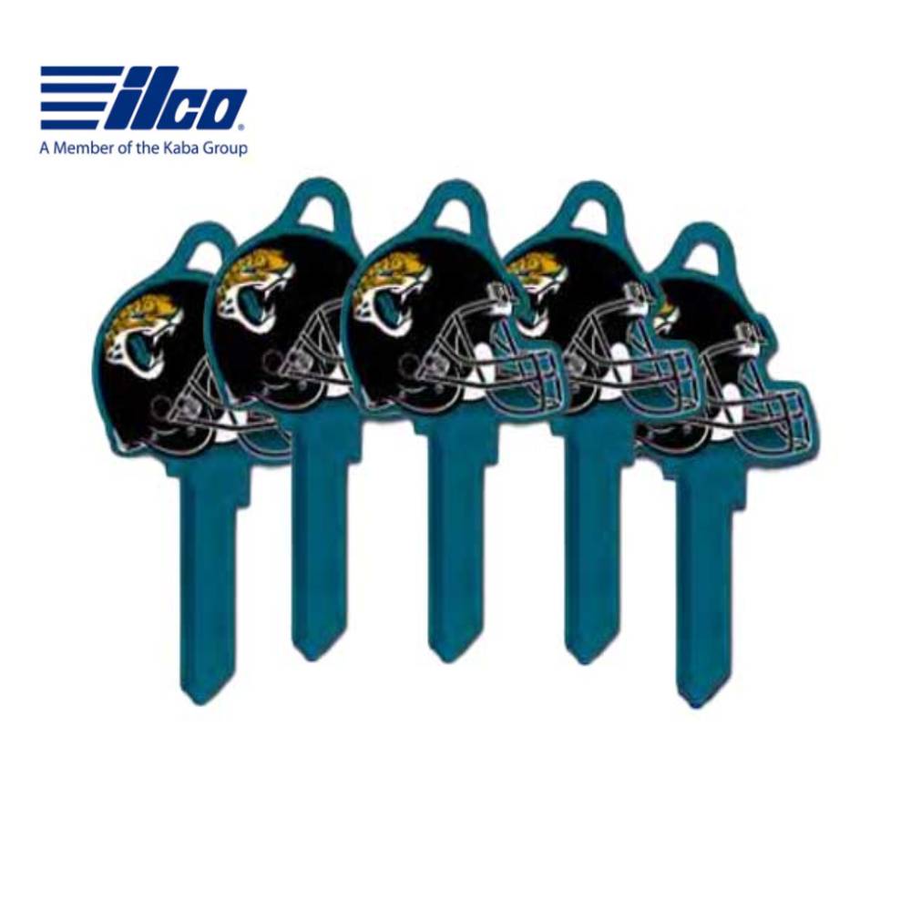 ILCO - NFL-SC1 TeamKeys - Helmet Edition Key Blank - Jacksonville Jaguars - Pack of 5