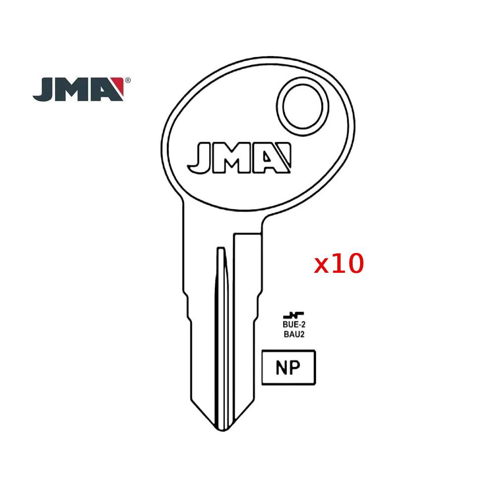 1648 Bauer Commercial & Residencial Key Blank - BAU2 / BUE-2 (Packs of 10)