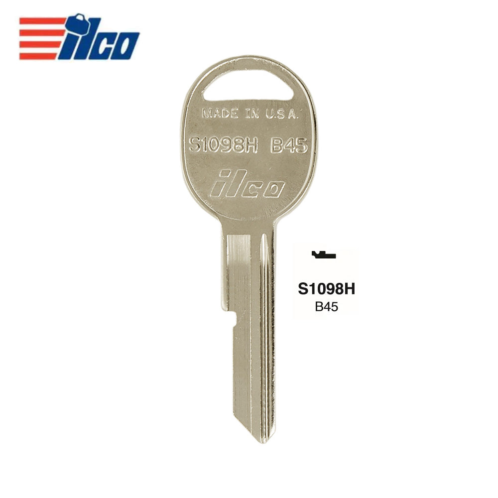 GM Key Blank - GM-12E / B45 (Packs of 10)