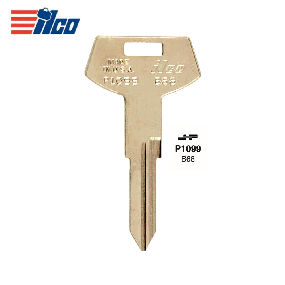 GM Key Blank - GM-22 / B68 ( Packs of 10)