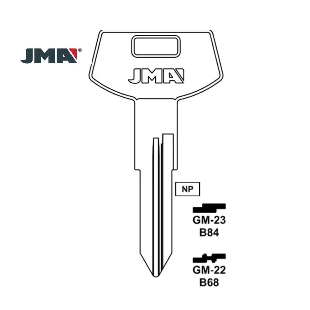 GM Key Blank - B68 / GM-22