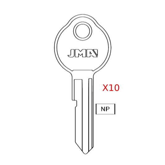 GM Key Blank - B11 / GM-31 (Packs of 10)
