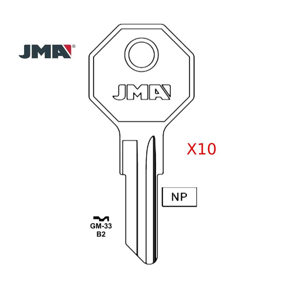 GM Key Blank - H1098M / GM-33 (Packs of 10)