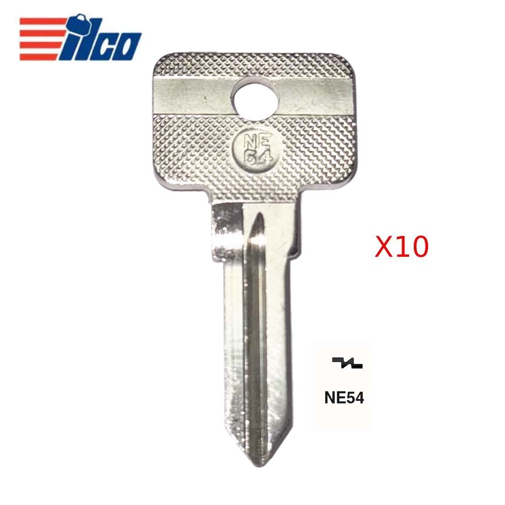 Fiat Ducati Porsche Key Blank - FI-3D / NE54 (Packs of 10)