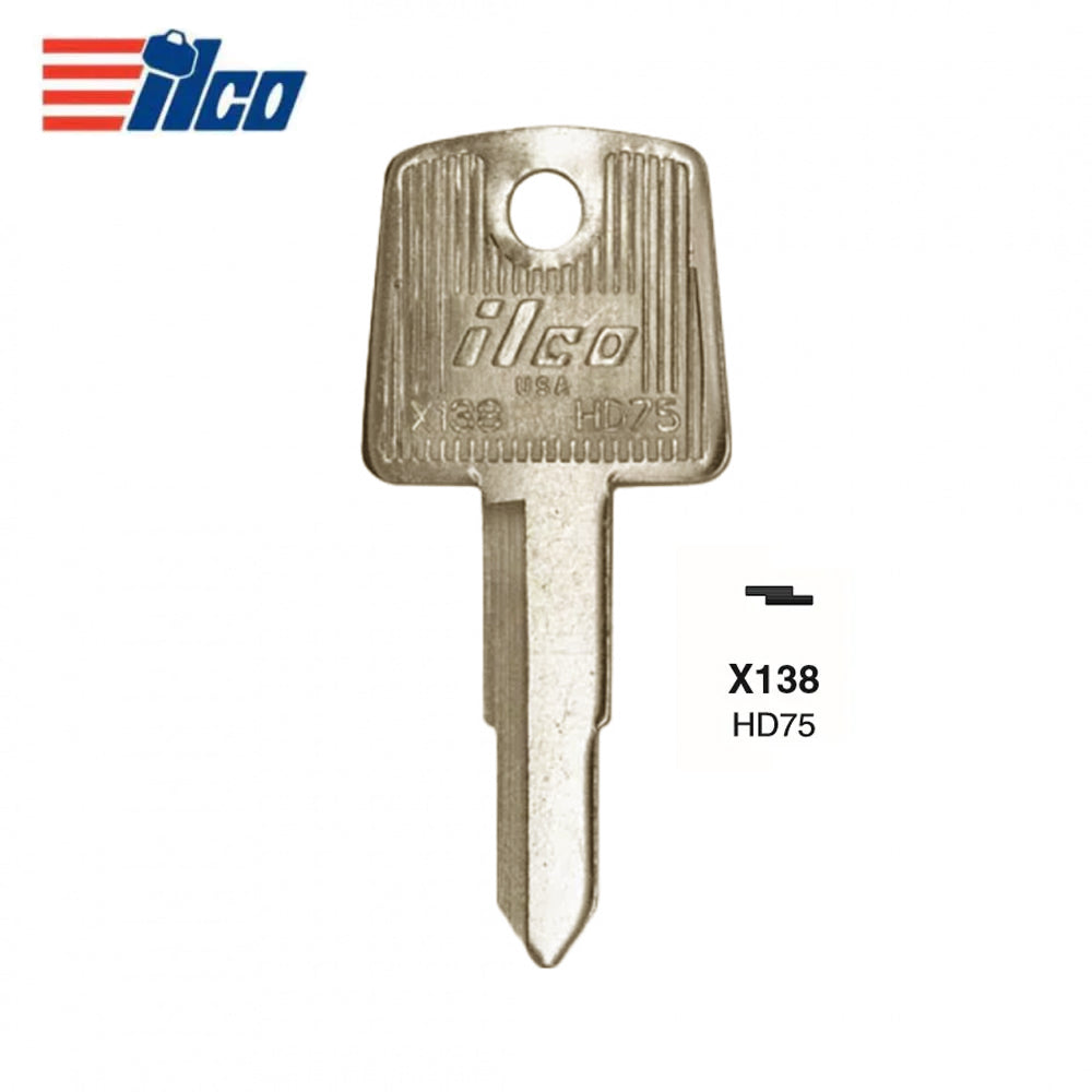 Honda Motorcycle Key Blank - HOND-4I / HD75