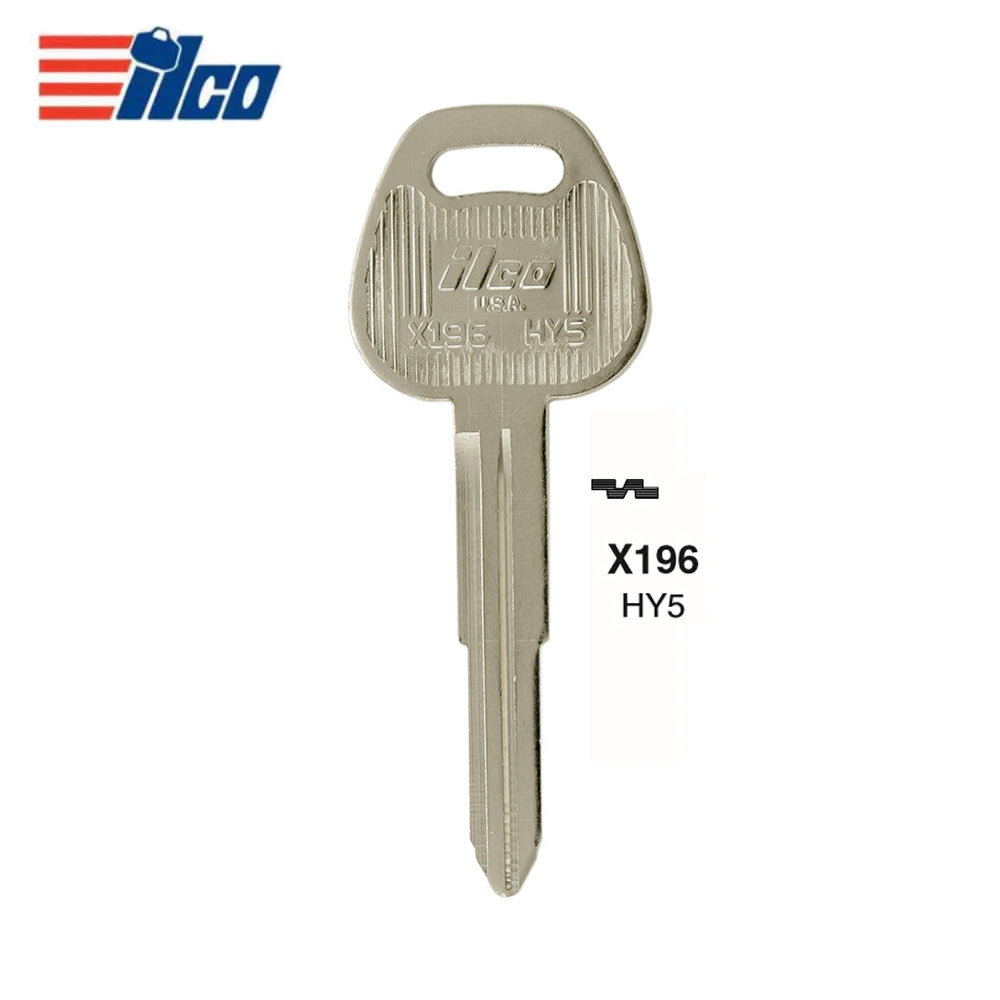 Hyundai Mitsubishi Key Blank - HY-3D / HY5