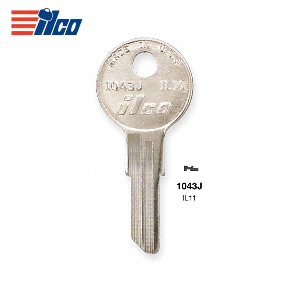 1043J Commercial & Residential Key Blank - TIM-1D / IL11