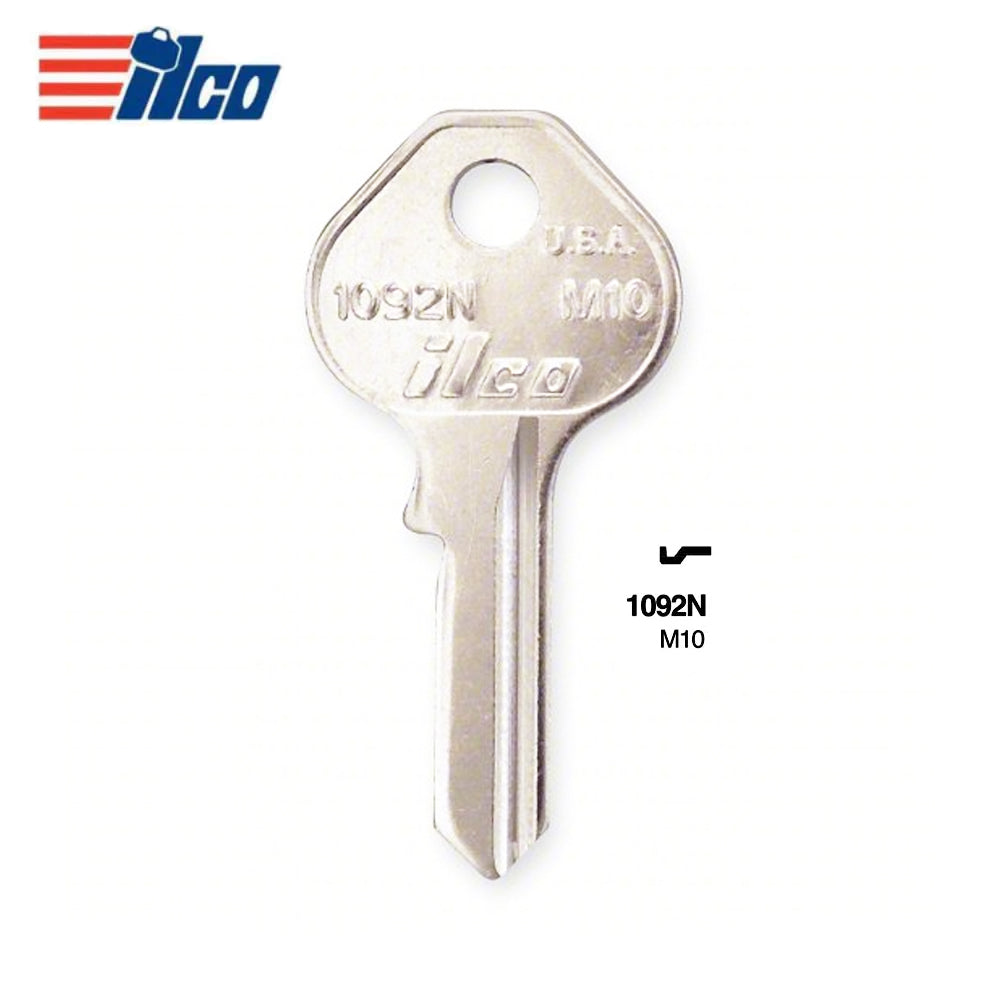 1092N 5-PIN Master Padlock Key Blank - AUS-1 / M10