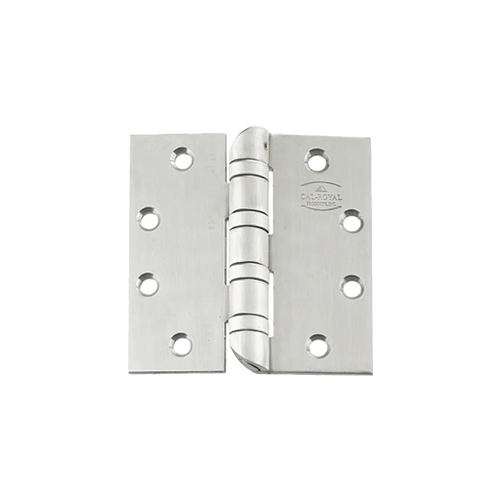 Cal-Royal - HOSBB5210 - Full Mortise Heavy Weight Four Ball Bearing Hinge with Non-Removable Pin and 5" x 4-1/2" - US26D - Satin Chromium Plated (626)