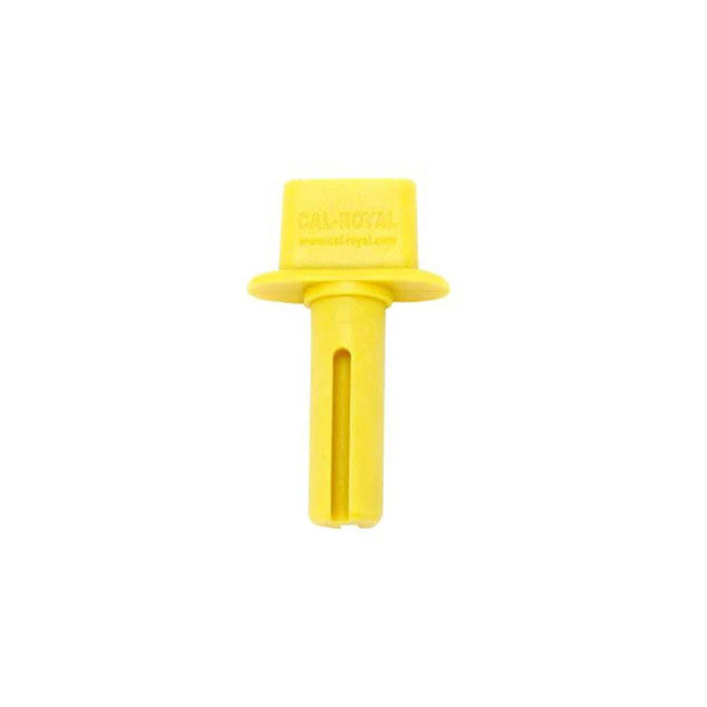 Cal-Royal - ICPTT - Temporary Plastic Interchangeable Core Thumbturn - Yellow