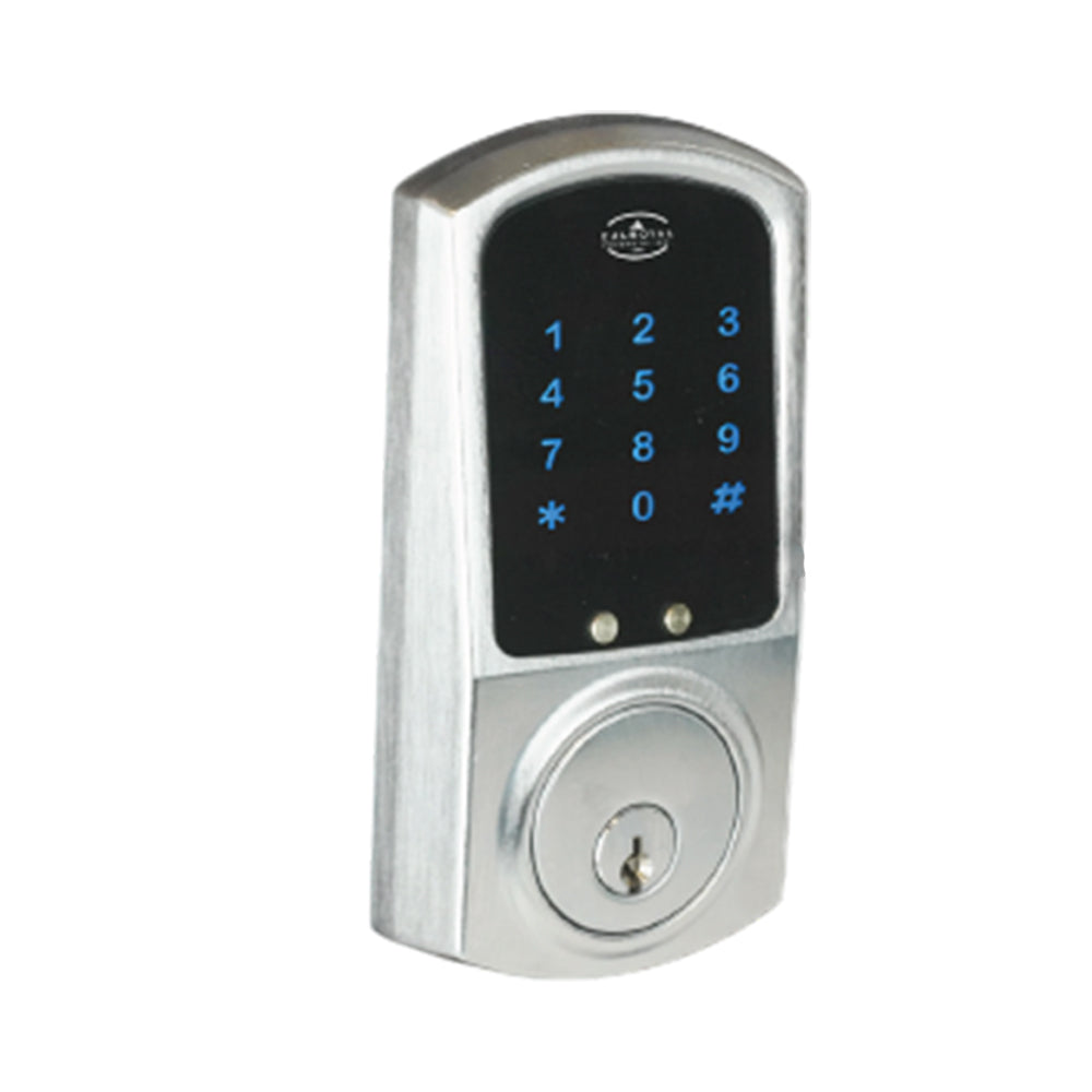 Cal-Royal - JE-80M-SCM - Smart Digital Touch Screen, RFID and Smart Connect Motorized Deadbolt Lock with Smart Connect Module - Grade 2