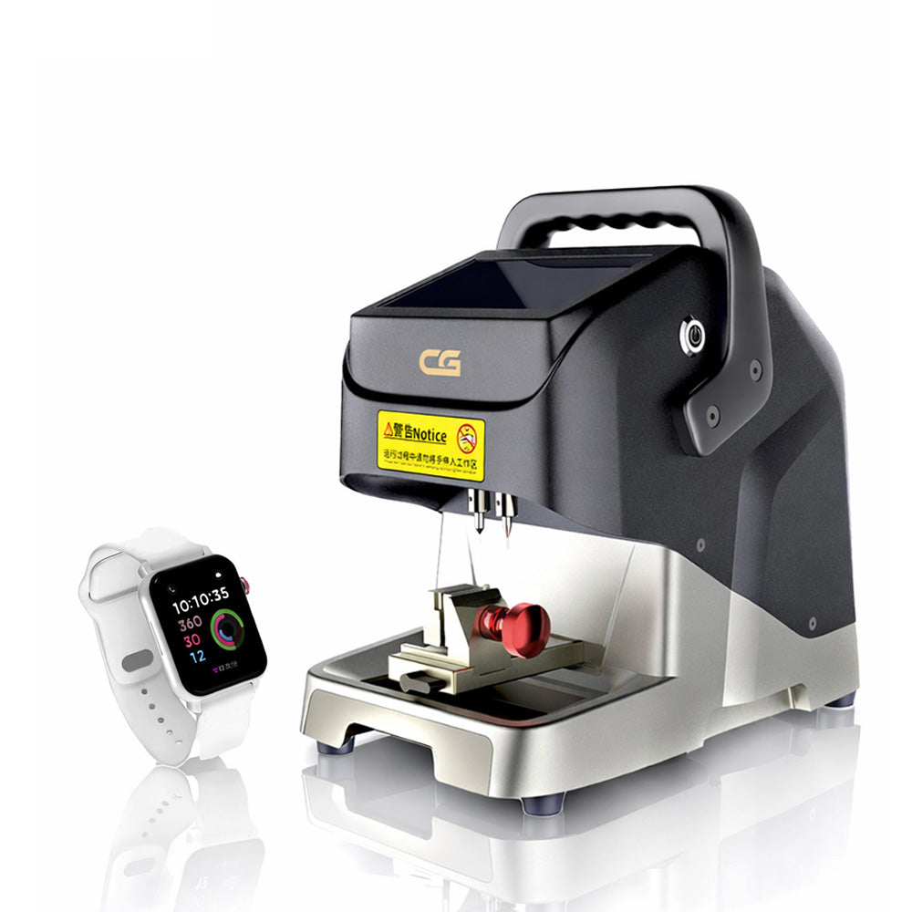 CGDI Godzilla Automatic Key Cutting Machine with Autel OTOFIX Programmable White Smart Key Watch Bundle
