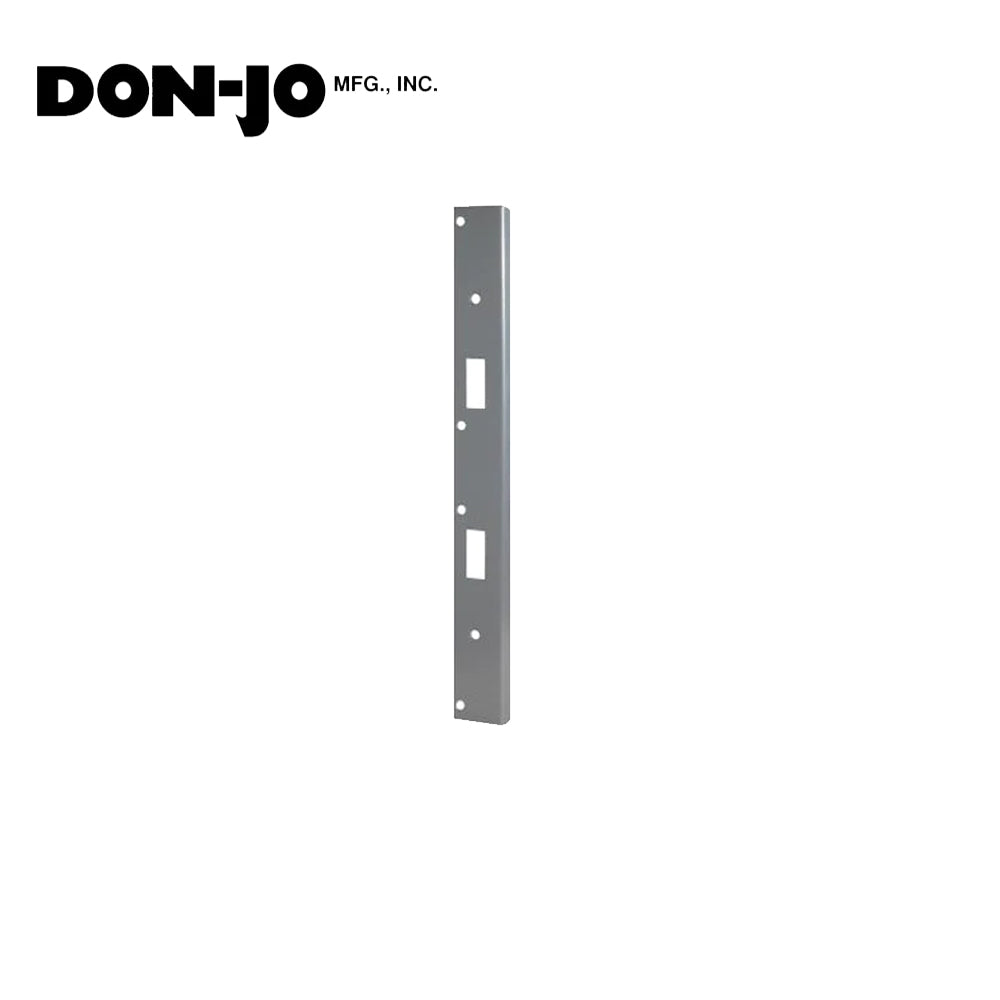 Don-Jo - AST-21342-SL - Double Hole Security Strike - 4 Centered Locksets with 13 Gauge Steel - 18 Height and 1-3/4 Width - SL (Aluminum Painted Finish)