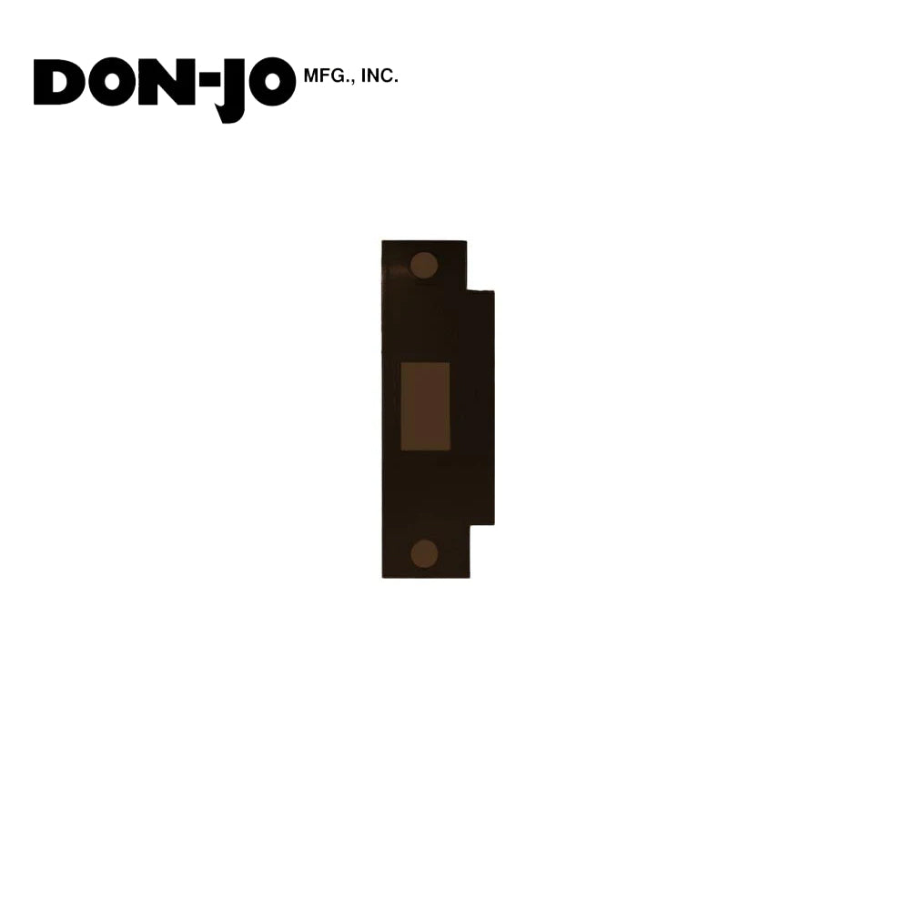 Don-Jo - BFD-2-DU - Deadbolt ANSI Strike for Hollow Metal Frame with 13 Gauge Steel 4-7/8 Height and 1-1/4 Width - DU (Duronodic Brown Coated)