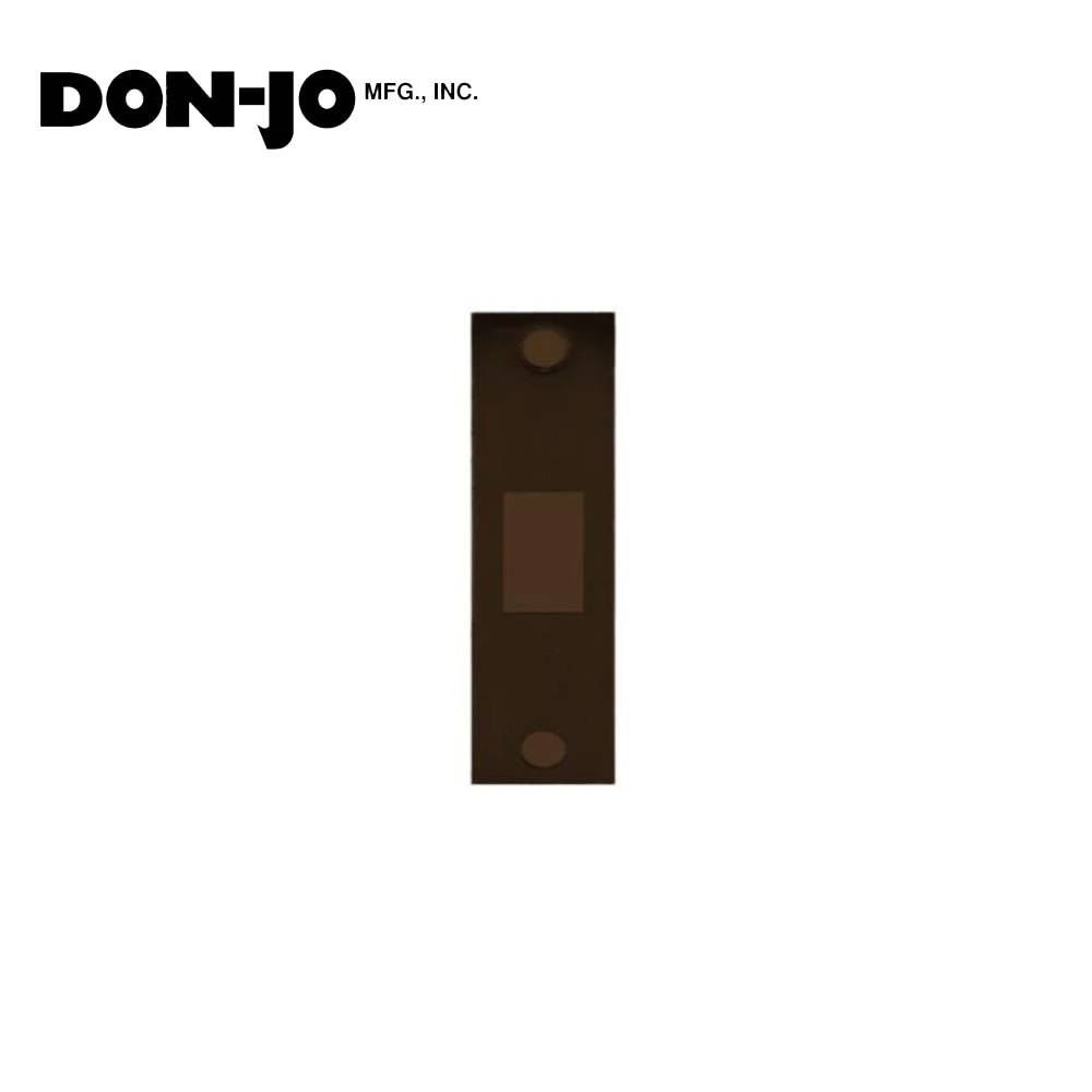 Don-Jo - DBS-2478-DU - Deadbolt Strike 13 Gauge Steel 4-7/8 Height and 1-1/4 Width - DU (Duronodic Brown Coated)