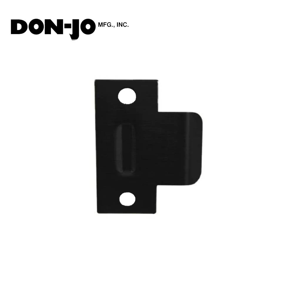 Don-Jo - DT9102-622 - Extended Lip Dimple T-Strike 2-3/4 Height and 2 Width - 622 (Flat Black Coated)