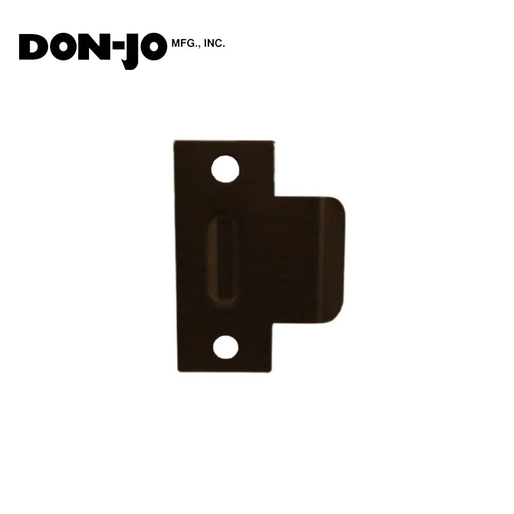 Don-Jo - DT9104-DU - Extended Lip Dimple T-Strike 2-3/4 Height and 4 Width - DU (Duronodic Brown Coated)