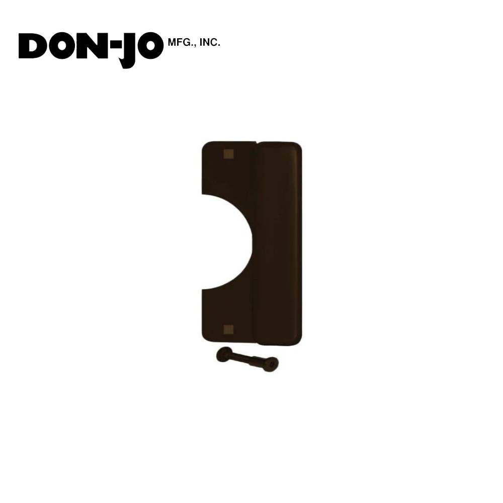 Don-Jo - LELP-208-EBF-DU - Latch Protector for Outswinging Doors - DU (Duronodic Brown Coated)