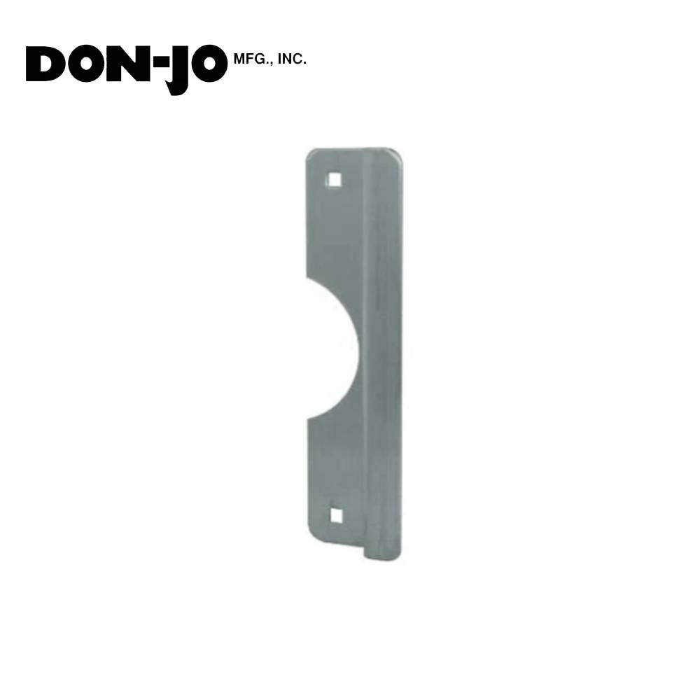 Don-Jo - OSLP-107-630 - Short Type Latch Protector 12 Gauge Stainless Steel 7 Length and 2-5/8 Width - 630 (Satin Stainless Steel Finish)