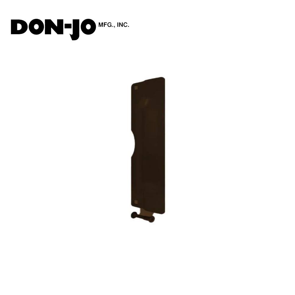 Don-Jo - PLP-211-EBF-DU - Latch Protector for Outswinging Doors - DU (Duronodic Brown Coated)
