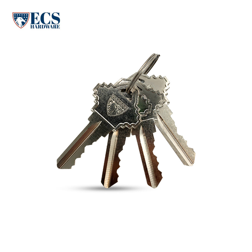 ECS HARDWARE - Durable Combo Lockset w/ Single Knob & Deadbolt - Entrance - Oil Rubbed Bronze - Grade 3 (SC1)