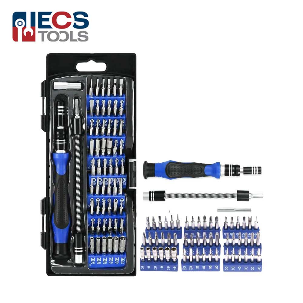 ECS TOOLS - MT-T058B - 58 in 1 Magnetic Precision Screwdriver Sets with Flexible Shaft Extension Rod