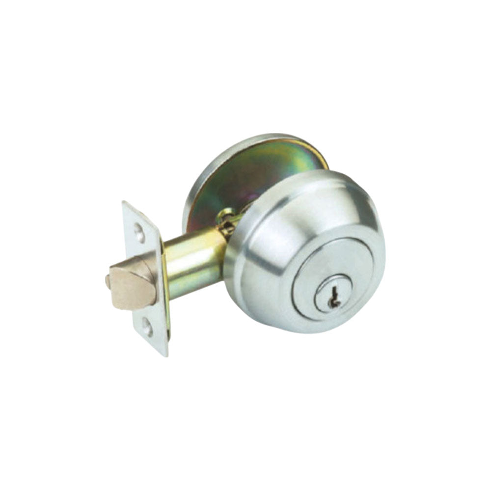 Fortis Doors - FDC151 - Deadbolt Gate Latch - US32D - Satin Stainless Steel (630)