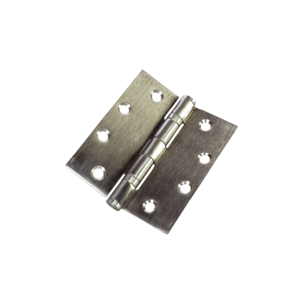 Fortis Doors - FDC302 - Standard Ball Bearing Hinge - 4-1/2" x 4-1/2" - Non Removable Pin - US32D - Satin Stainless Steel (630)