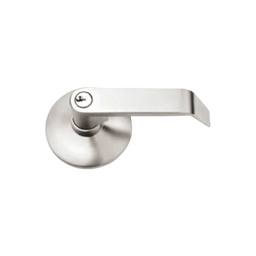 Fortis Doors - FDC772 - Trim for Panic Exit Devices with Storeroom Function - SC Keyway - US26D - Satin Chromium Plated (626)