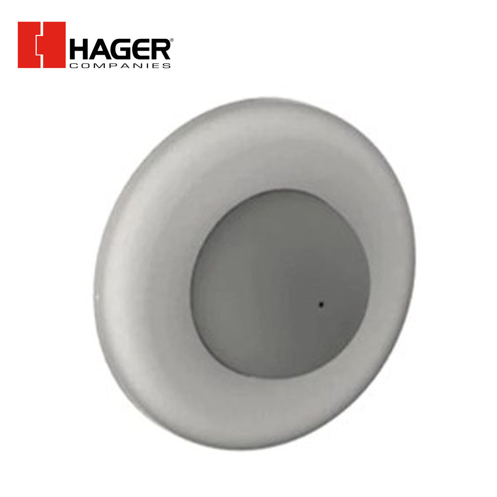 HAGER - 232W - Convex Wall Stop - Concealed Mounting with Rubber Stop - 2-7/16" Diameter - 1" Projection