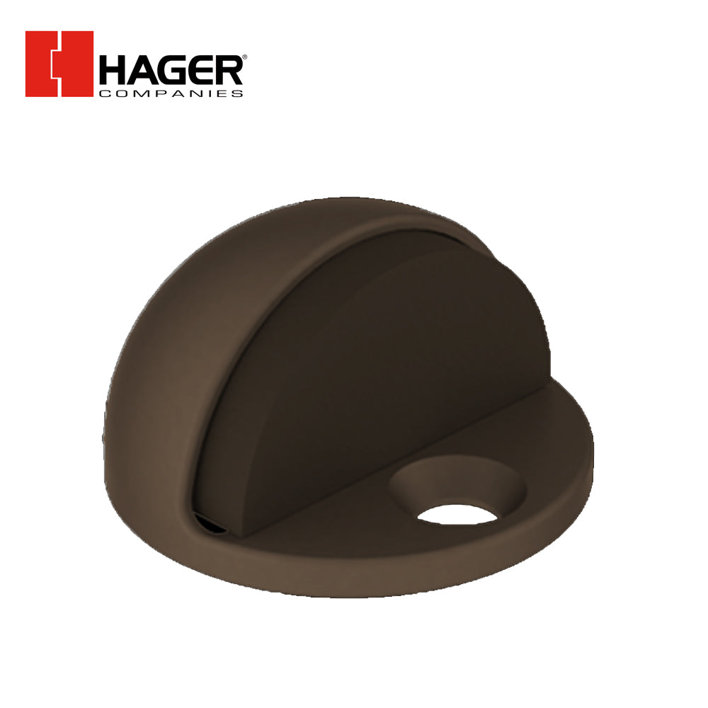 HAGER - 241F - Dome Stop - Low - Die Cast Brass