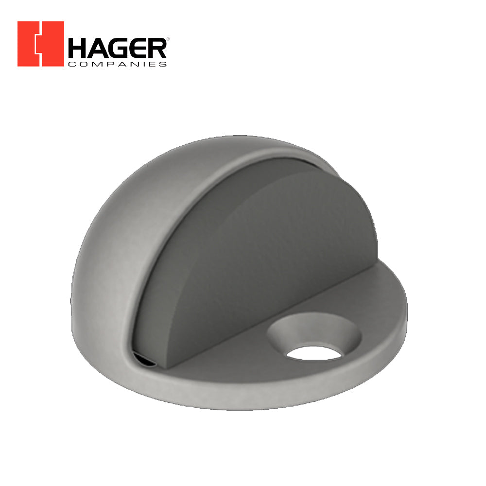 HAGER - 241F - Dome Stop - Low - Die Cast Brass