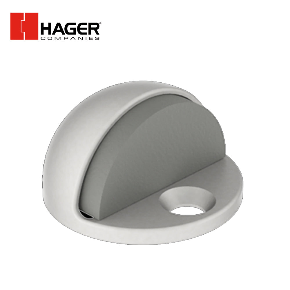 HAGER - 241F - Dome Stop - Low - Die Cast Brass