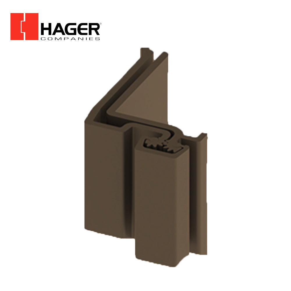 HAGER - 780-041LL - Heavy Duty Lead Lined Concealed Leaf Continuous Geared Hinge - Swing Clear Action