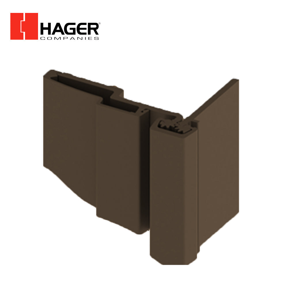 HAGER - 780-045HD - Heavy Duty Half Surface Continuous Geared Hinge with Electric Power Transfer (EPT)