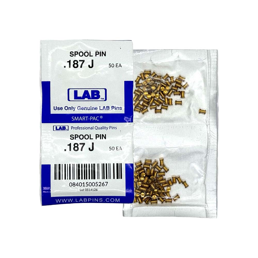 LAB - J187 - Spool Pin .187 Colored - Smart Pack 100 Pins
