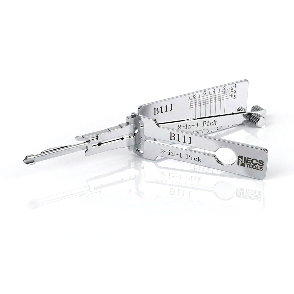 ECS TOOLS Lishi B111 2-in-1 Decoder and Pick
