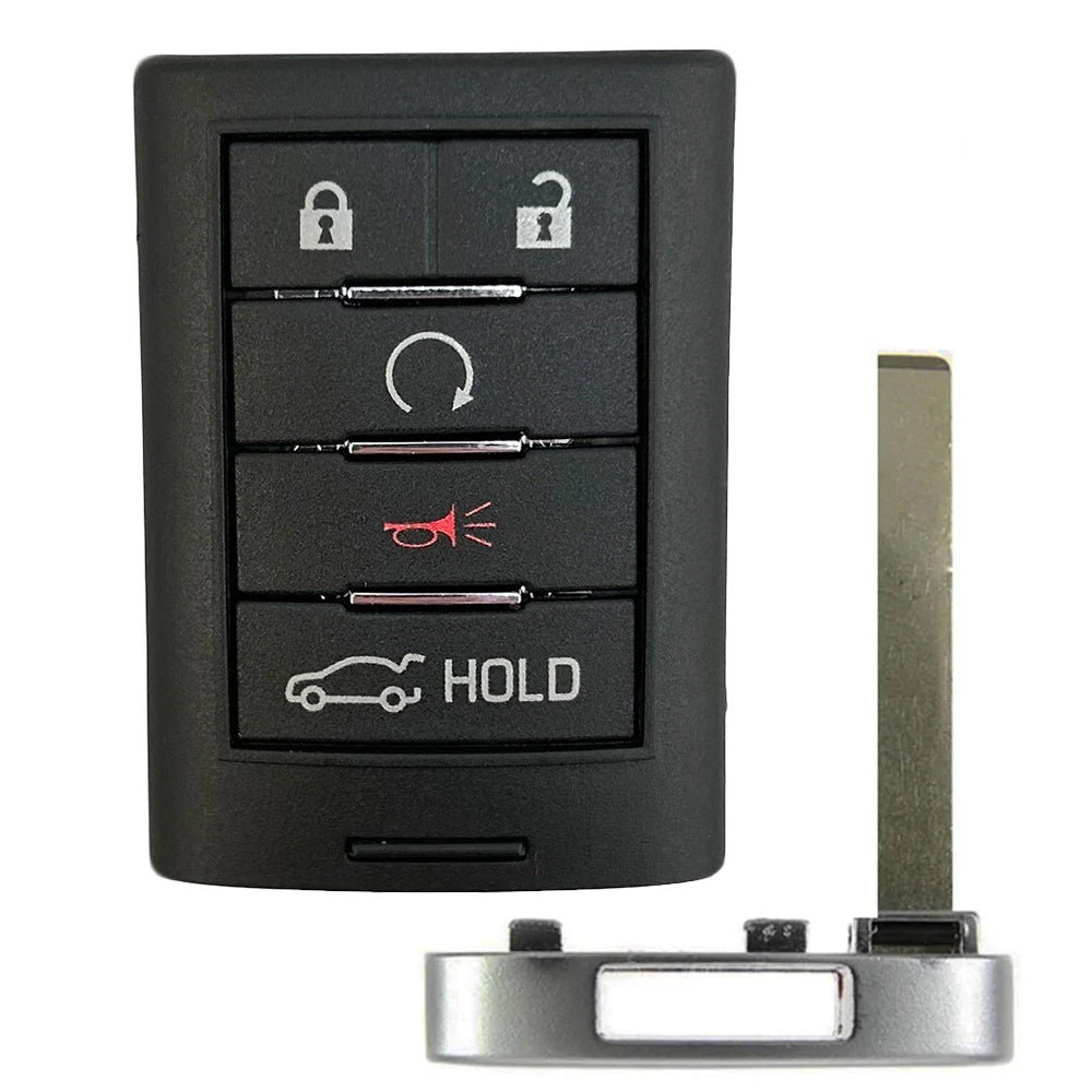 2015 - 2016 Cadillac ELR Smart Key 5B W/ Trunk & Remote Start Fob FCC# NBGG093UCC - 23434879