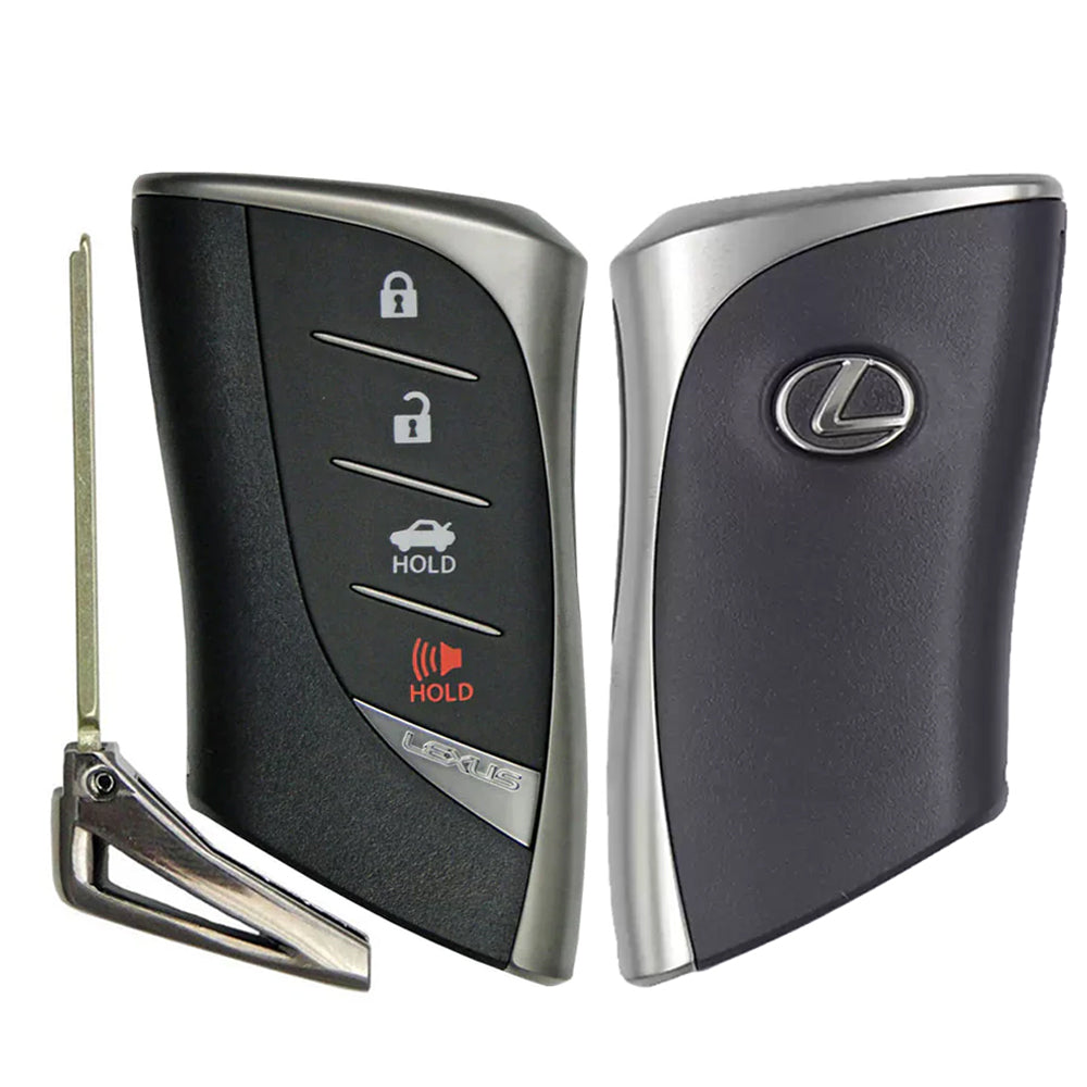 2020 - 2023 Lexus LC500 Smart Key 4B W/ Trunk Fob FCC# HYQ14FBZ - 3410 - 89904-11690
