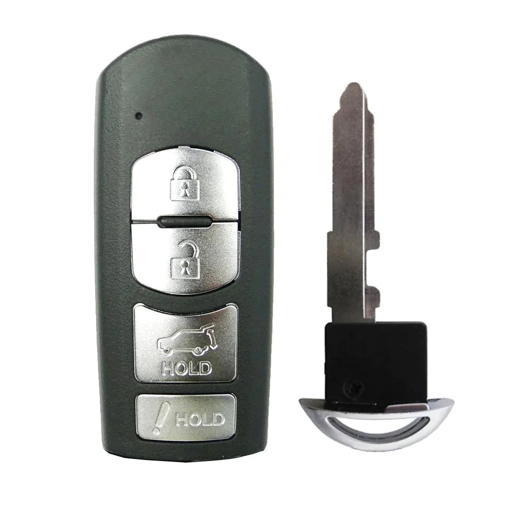 2017 Mazda CX-9 Smart Key 4B Fob W/ Hatch FCC# WAZSKE13D02 - TKY2-67-5DY - Aftermarket