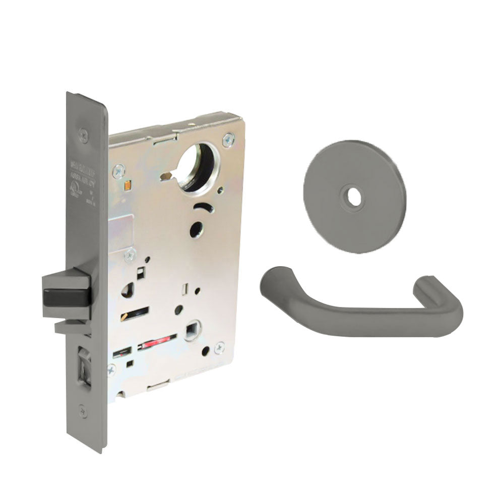Sargent - 8237 - Classroom Mortise Lock - Heavy Duty Standard Cylinder - SFIC - Rose Trim Function - Grade 1 - US32D (Satin Stainless Steel)