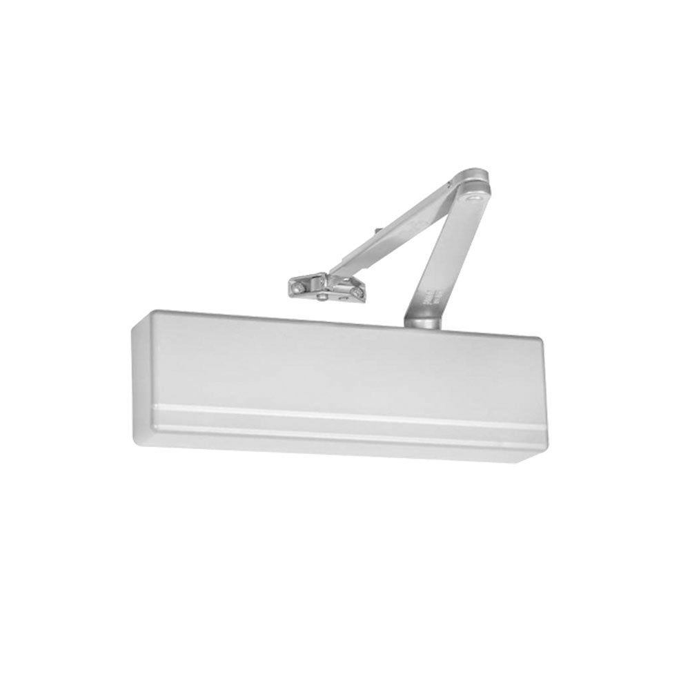 Sargent - 351 - Powerglide Cast Iron Surface Door Closer - Standard and Top Jamb Applications - Plastic Cover - Grade 1 - WSP (White Suede Powder Coat)