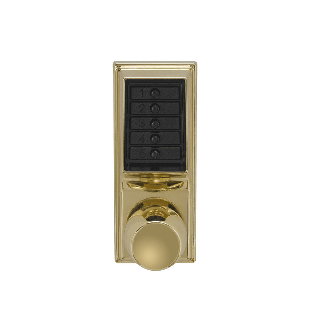 Simplex - 1031 - Mechanical Pushbutton Cylindrical Knob Lock with Combination Passage Function - 2-3/4" Backset