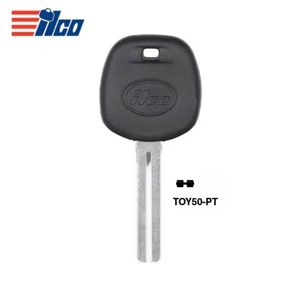 2001 - 2010 Lexus Transponder key - 4D68 Chip - TOY50-PT Medium Blade