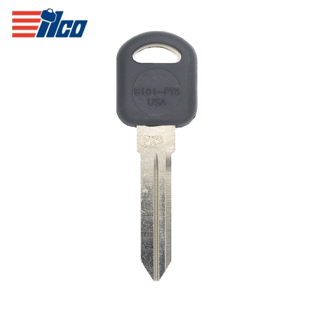 ILCO - 2000-2003 Pontiac Grand Prix Transponder Key VALET - T5 Chip - B104-PT5
