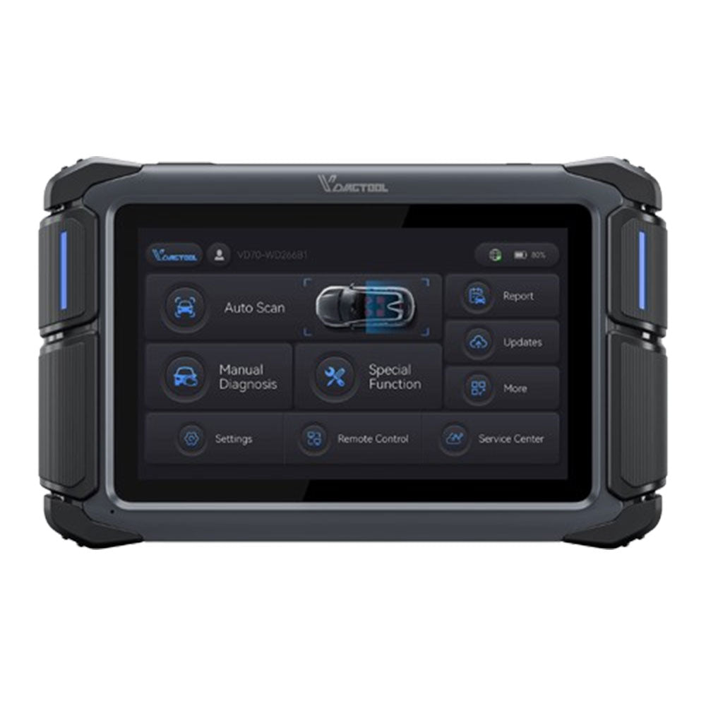 VDIAGTOOL VD70 Bidirectional Scan Tool - All System Diagnostics, ECU Coding, 39+ Reset Functions, CAN FD & DoIP