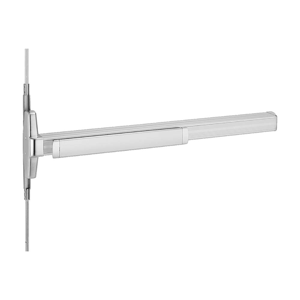 Von Duprin - LD33A47A - Concealed Vertical Rod Exit Device with Narrow Stile Pushpad - Exit Only - Less Trim - Less Dogging - Grade 1