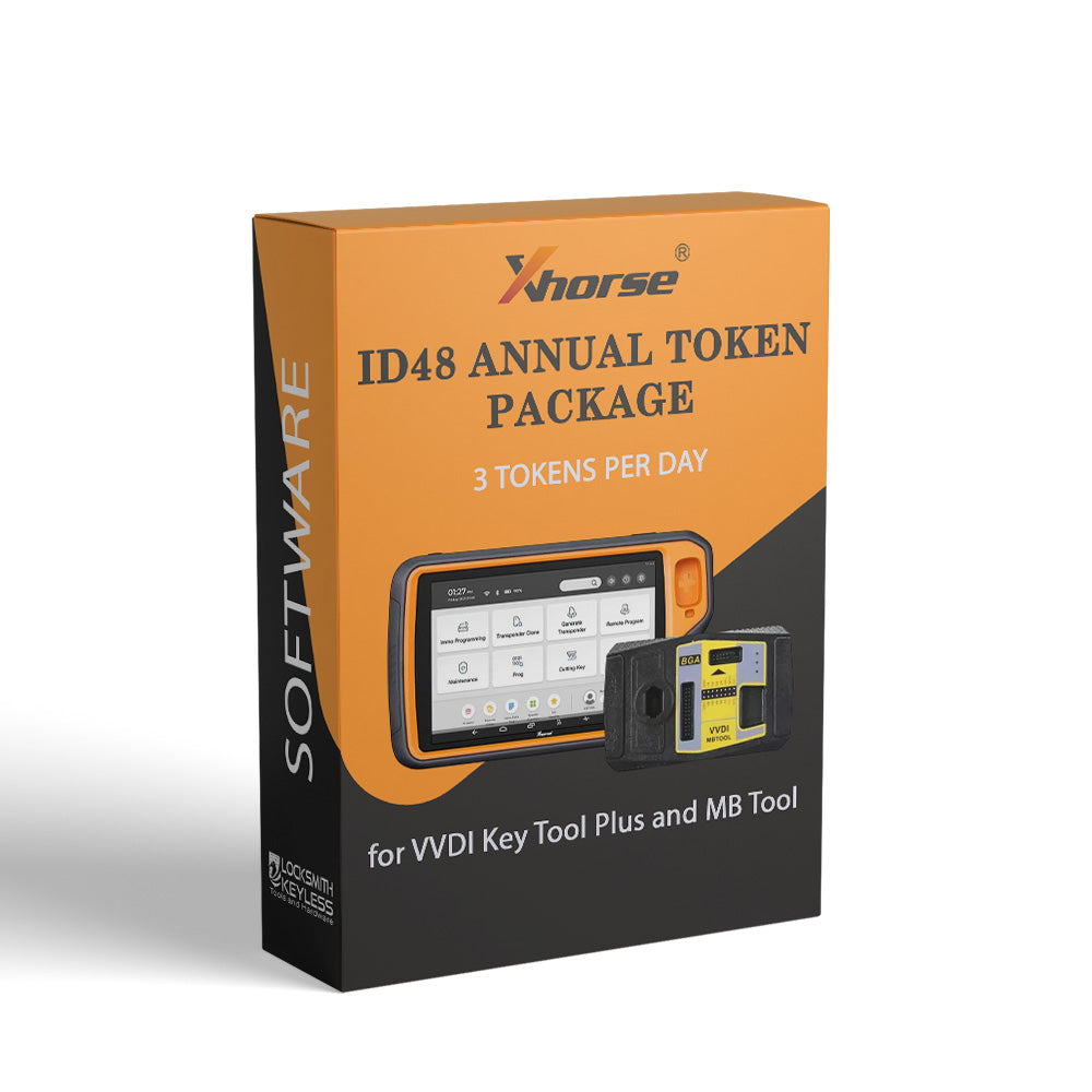 Xhorse 96Bit ID48 Clone One Year Package (3 Tokens/Day) for VVDI Key Tool Plus and MB Tool